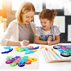 Mini Rompecabezas en Madera Montessori