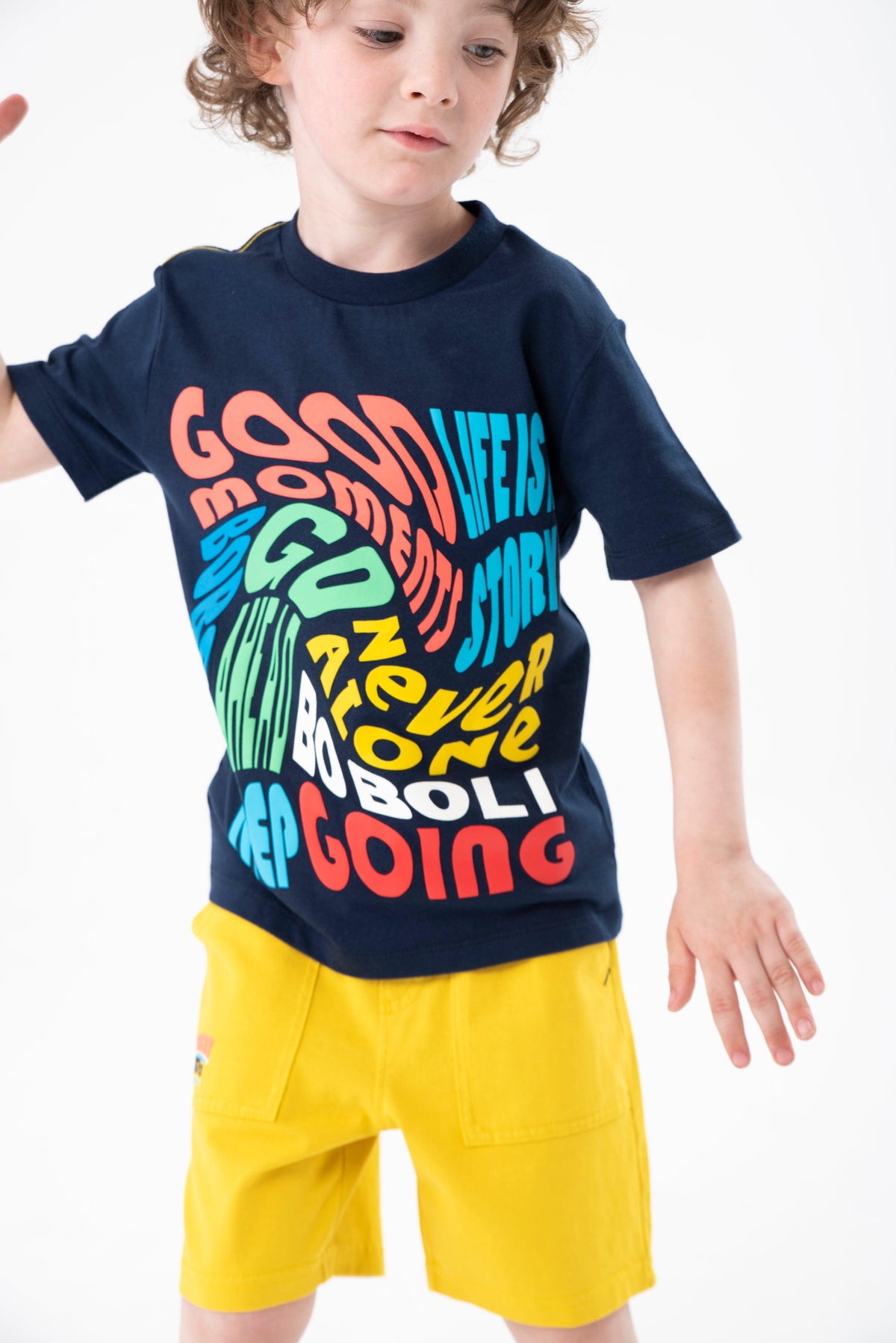 Conjunto 2 Piezas Bermuda Estampado Letras