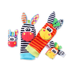 Set Medias con Manilla Sonajero de Estimulación Diseño Surtido