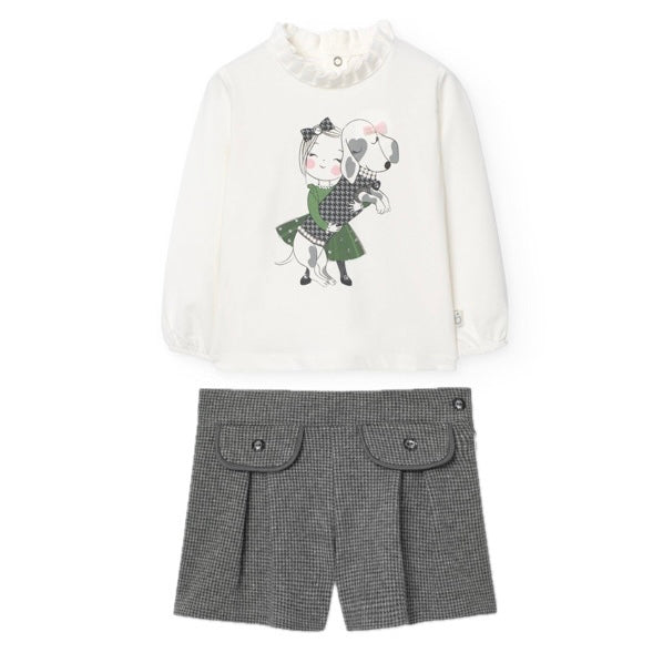Conjunto Short Cuadros Boboli