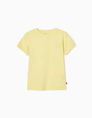 Camiseta Algodón Pique Amarillo