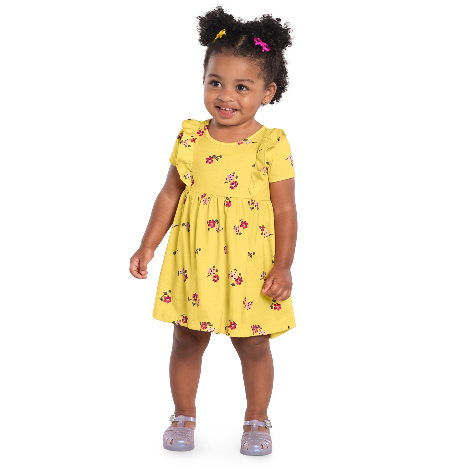 Vestido Estampado Amarillo Kyly