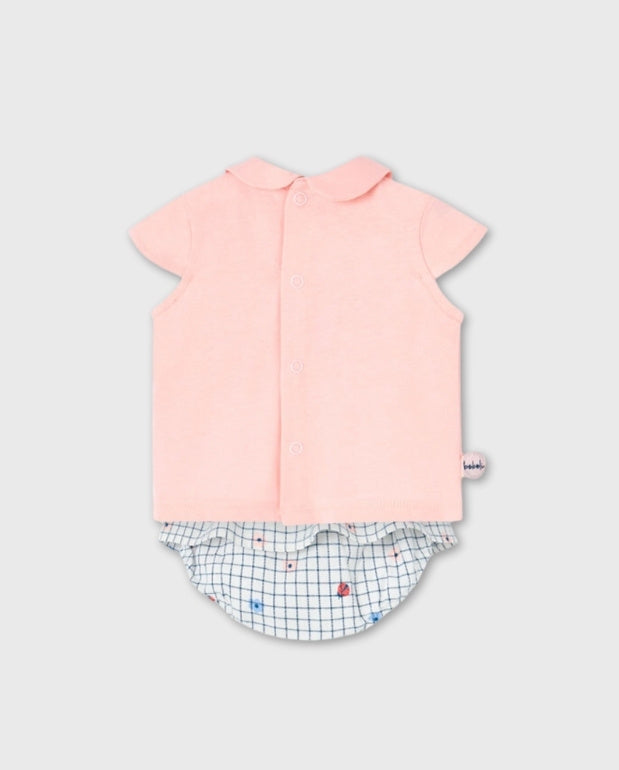 Conjunto Falda Mariquita Rosa Boboli Summertime