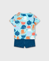 Conjunto Bermuda Animales del Mar Boboli Oceano