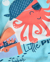 Pelele Pirata Azul Boboli Detalle