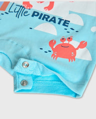 Pelele Pirata Azul Boboli Cangrejo
