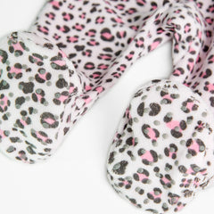 Pelele Terciopelo Estampado Animal Print Rosa