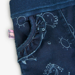 Conjunto Pantalón Denim Saco Tricot Rayas Rosa