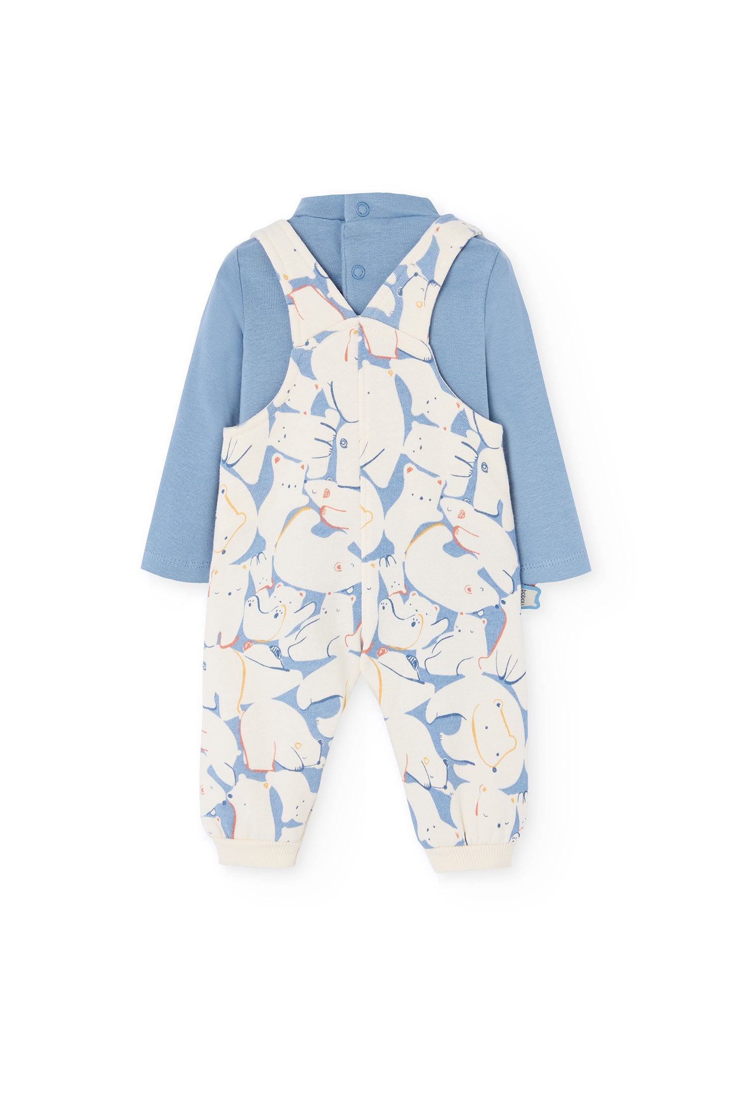 Overol estampado de osos polares para bebé