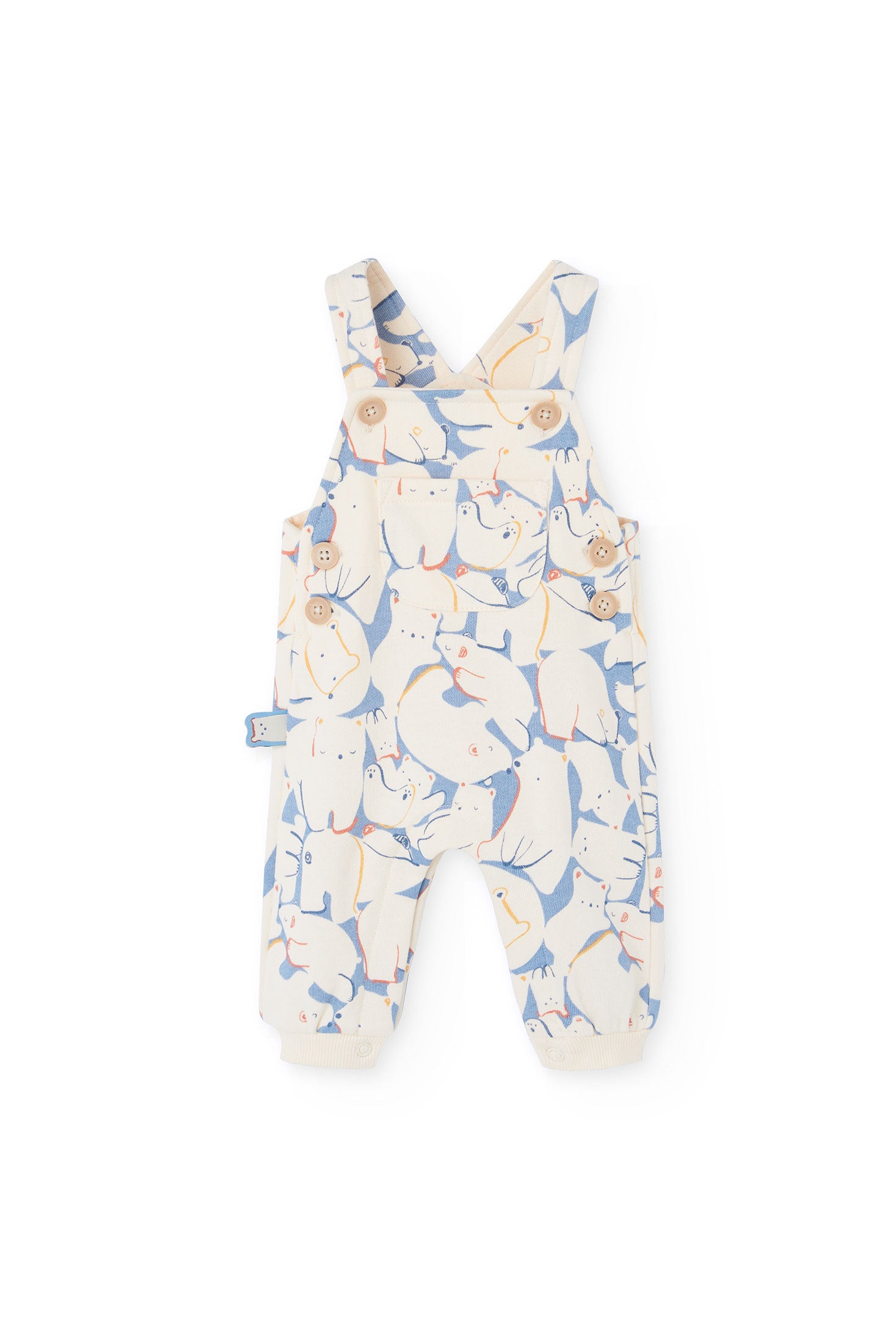 Detalle estampado de osos polares