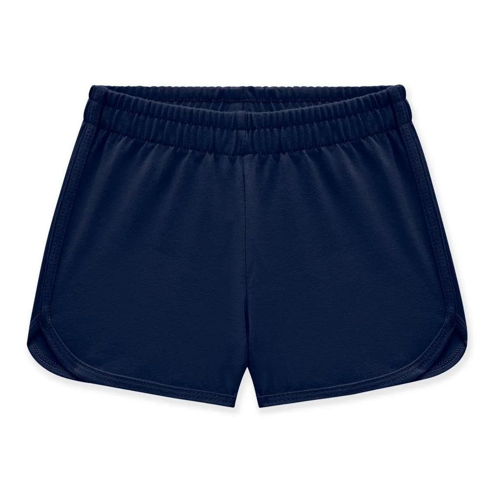 Conjunto Leopardo Kyly Niña Verano | Travesuras Infantiles Short azul