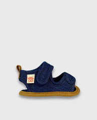 Sandalias sin Suela Estilo Denim Blue