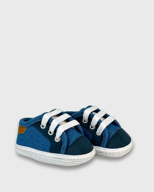 Tenis Sin Suela Denim Huellitas 