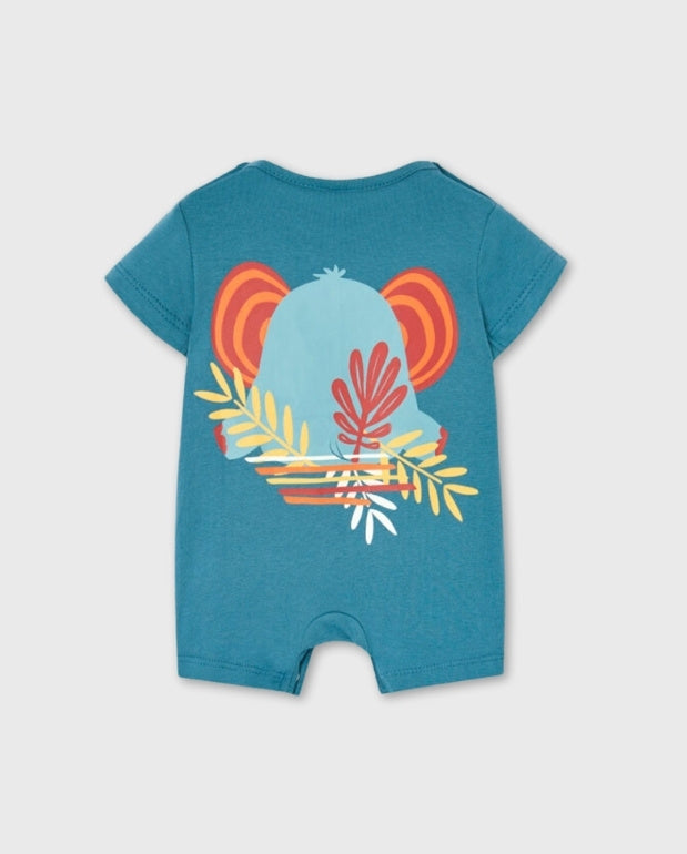 Pelele Elefante Azul Boboli Espalda