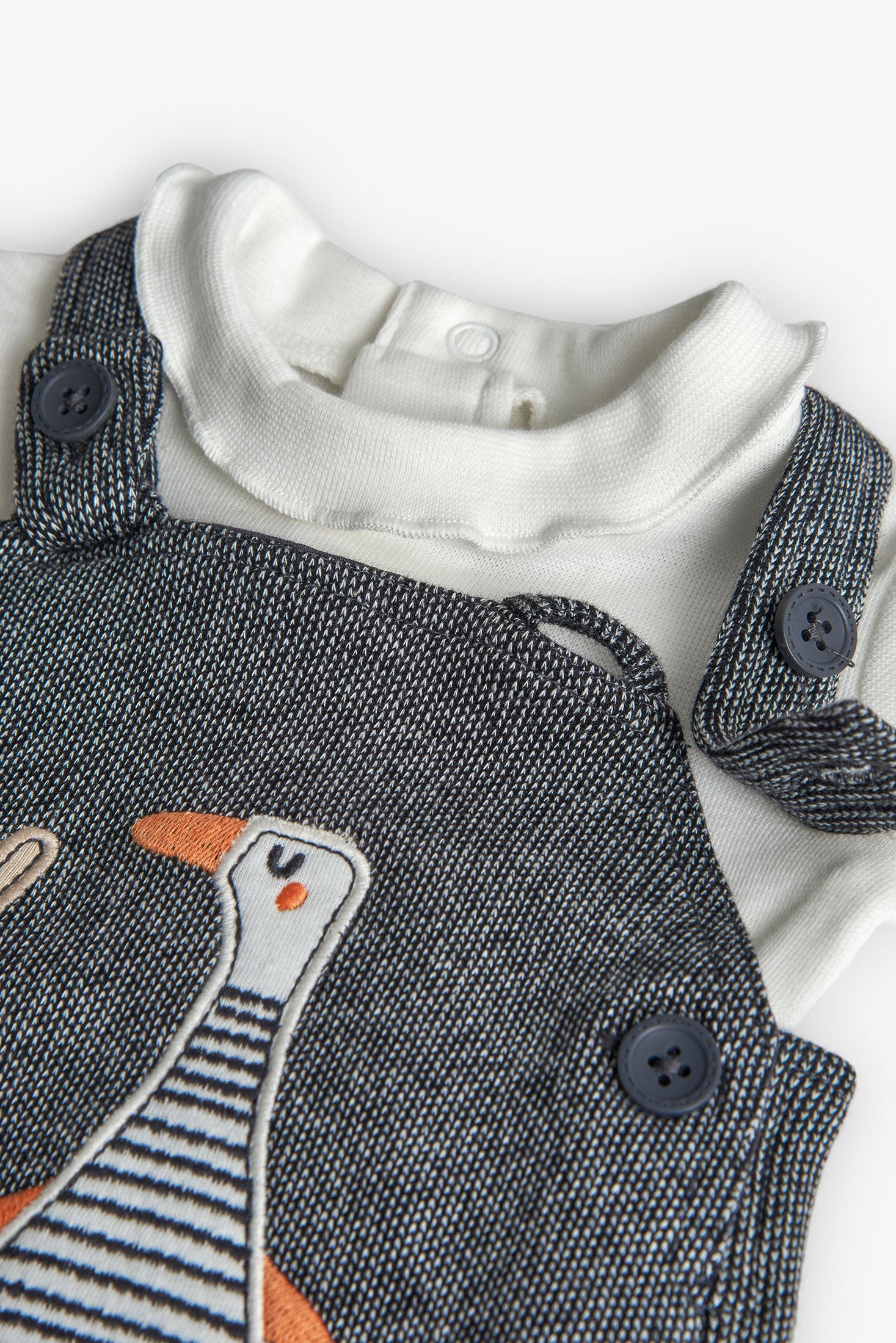 Vestido Bordado Patos Negros Boboli Uso