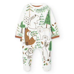 Pijama Estampado Bosque Blanco Boboli