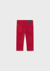 Pantalón Largo Slim Fit Rojo Mayoral Estilo