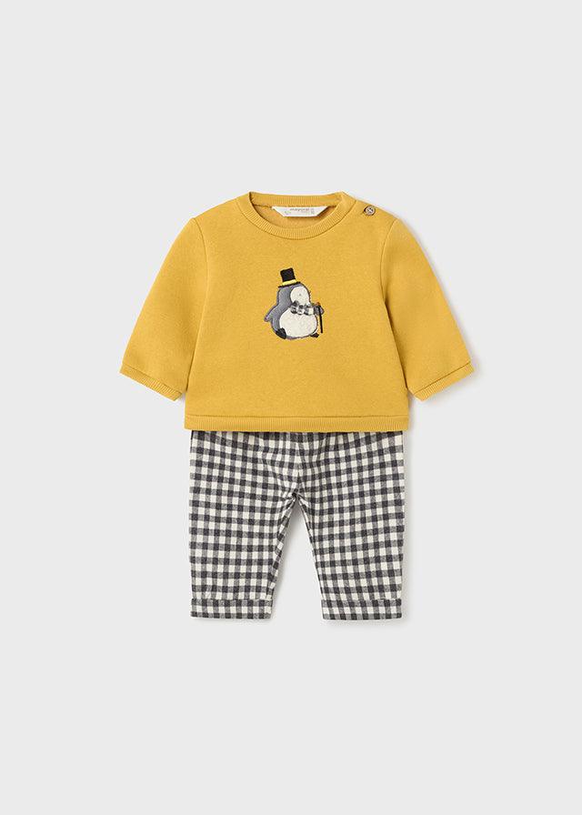 Conjunto 2 Piezas Pantalón Cuadros Pingüino Mayoral