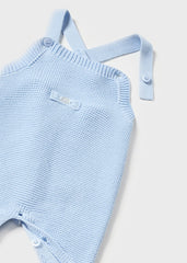Conjunto 3 Piezas Peto Tricot Cielo