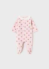 Pijama Oso Rosa Baby Puntos Mayoral Botones