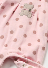 Pijama Rosa Baby Puntos