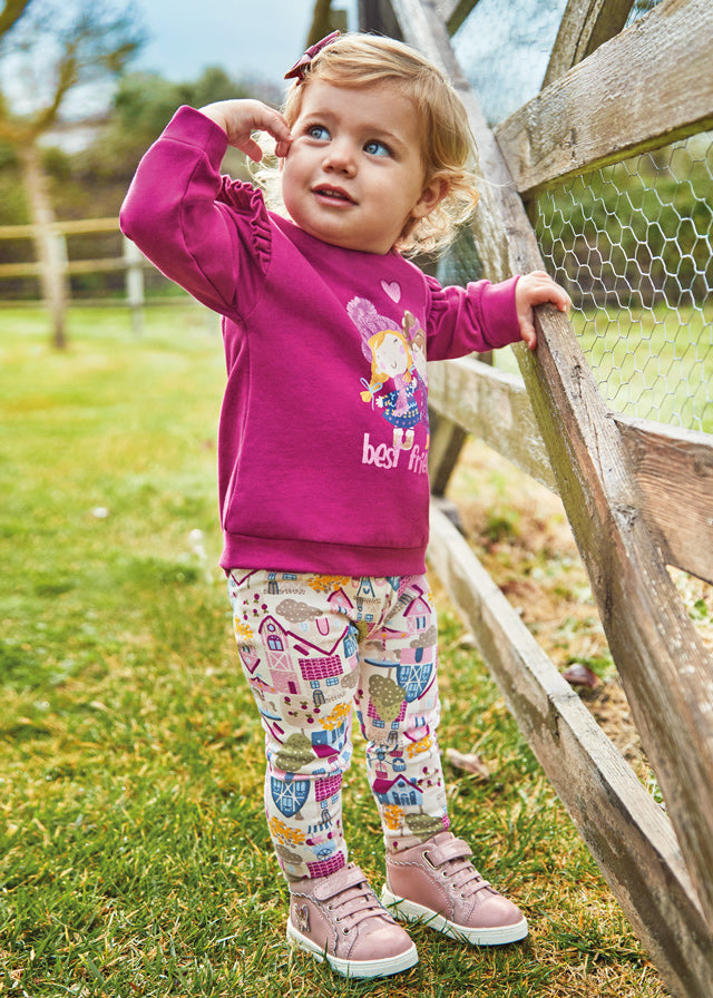 Conjunto 2 Piezas Leggins Best Friends Magenta Mayoral