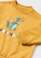 Conjunto 2 Piezas Sudadera Dragón Amarillo Mayoral Friends