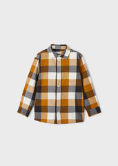 Camisa Cuadros  M/Larga Better Ocre