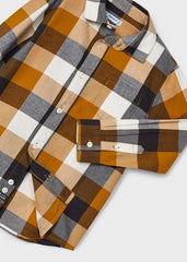 Camisa Cuadros  M/Larga Better Ocre