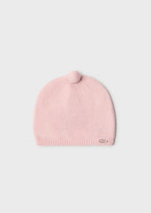 Gorro Tricot Pompón Rosa Mayoral