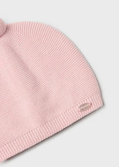 Gorro Tricot Rosa Baby