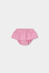 Conjunto Short Cuadros Rosa Boboli pants