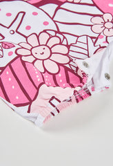 Pelele Estampado Jardin Mariposa Blanco Boboli