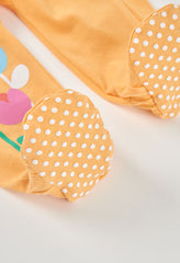 Pijama Enteriza Estampado Flor Amarillo Boboli dealle