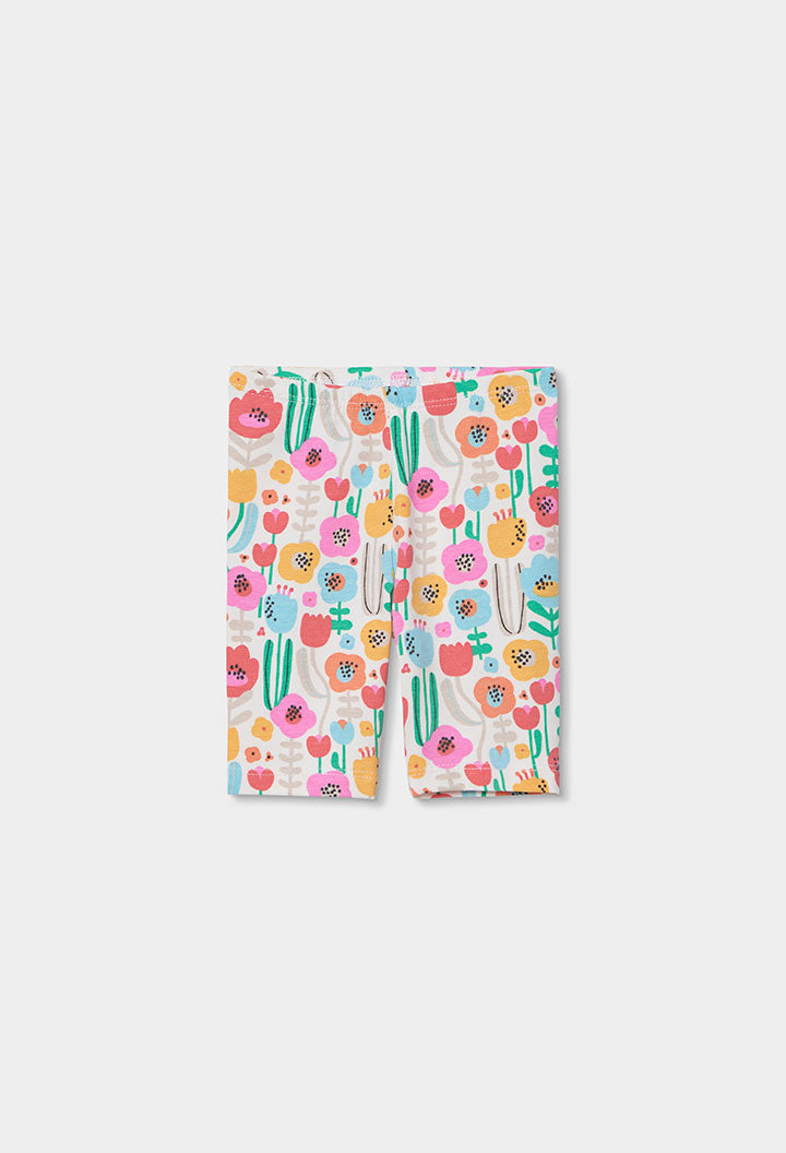 Conjunto Leggins Estampado Flores Boboli diseño