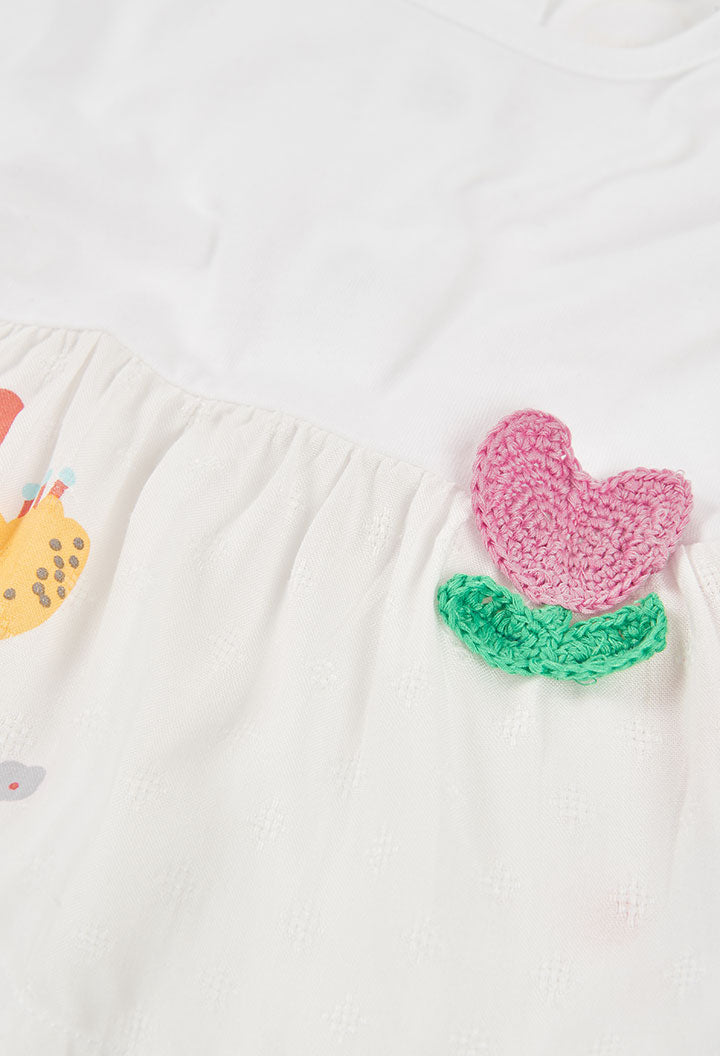 Conjunto Leggins Estampado Flores Boboli estilo