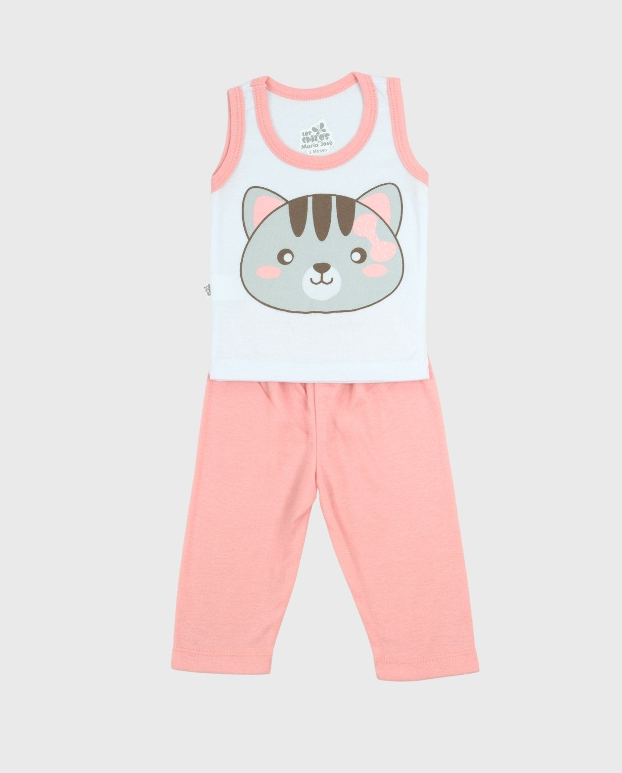 Semanario 14 Piezas Animales Color Pastel Gato