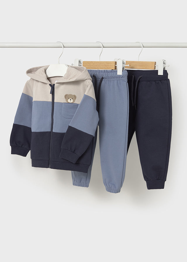 Conjunto 3 Piezas Chaqueta Oso Navy Azul Mayoral