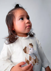 Blusa Manga Larga Dog Nata Mayoral Modelo