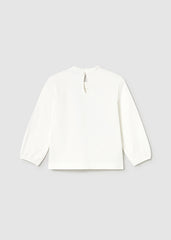 Blusa Manga Larga Dog Nata Mayoral Cuello
