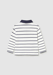 Polo Manga Larga Líneas Navy Mayoral Estilo