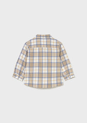 Camisa Cuadros Beige Mayoral Estilo