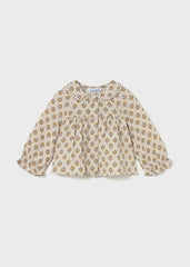 Blusa Gasa Plumeti Flores Mayoral