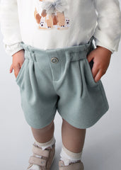 Short Pretina Resortado Menta Mayoral Niñas