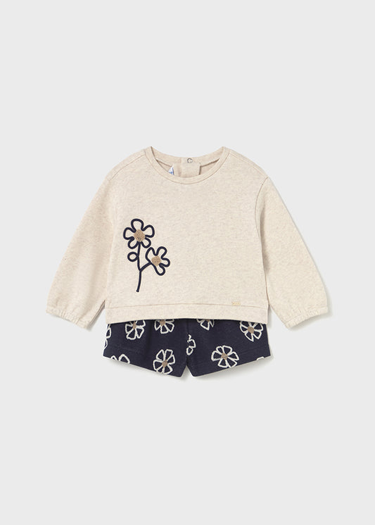 Conjunto Short Tul Flor Mayoral