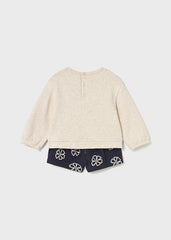 Conjunto Short Tul Flor Mayoral Estilo