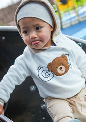 Saco con Capota Oso Beige Mayoral