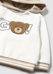 Saco con Capota Oso Beige Mayoral