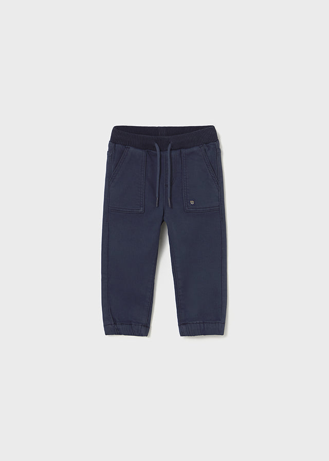 Pantalón Jogger con Resorte Navy Mayoral Ajustado