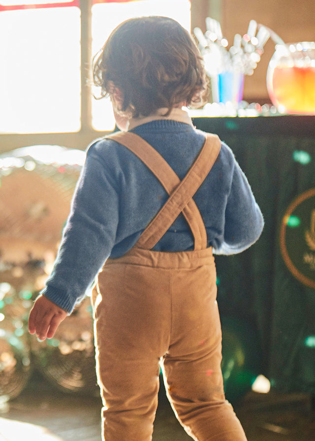 Pantalón con Tirantes Beige Mayoral Modelo Niño